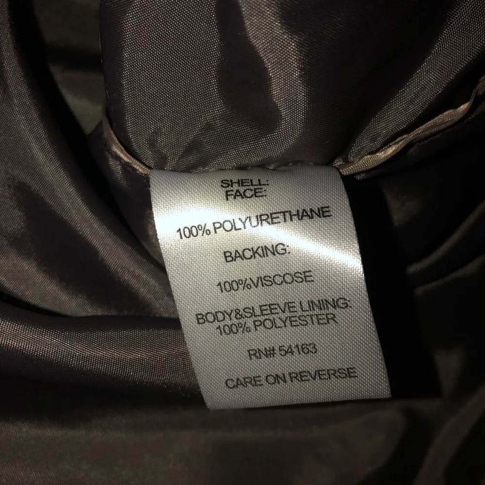 Calvin Klein  faux leather jacket - Image 8