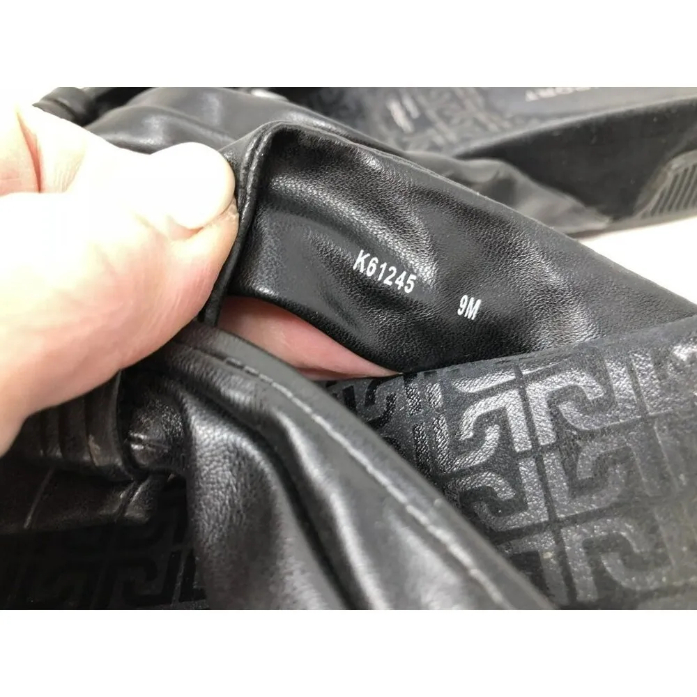 Rockport Sandal Casual Womens Size 9 Black Thong Slip On EUC Adiprene Adidas - Image 2