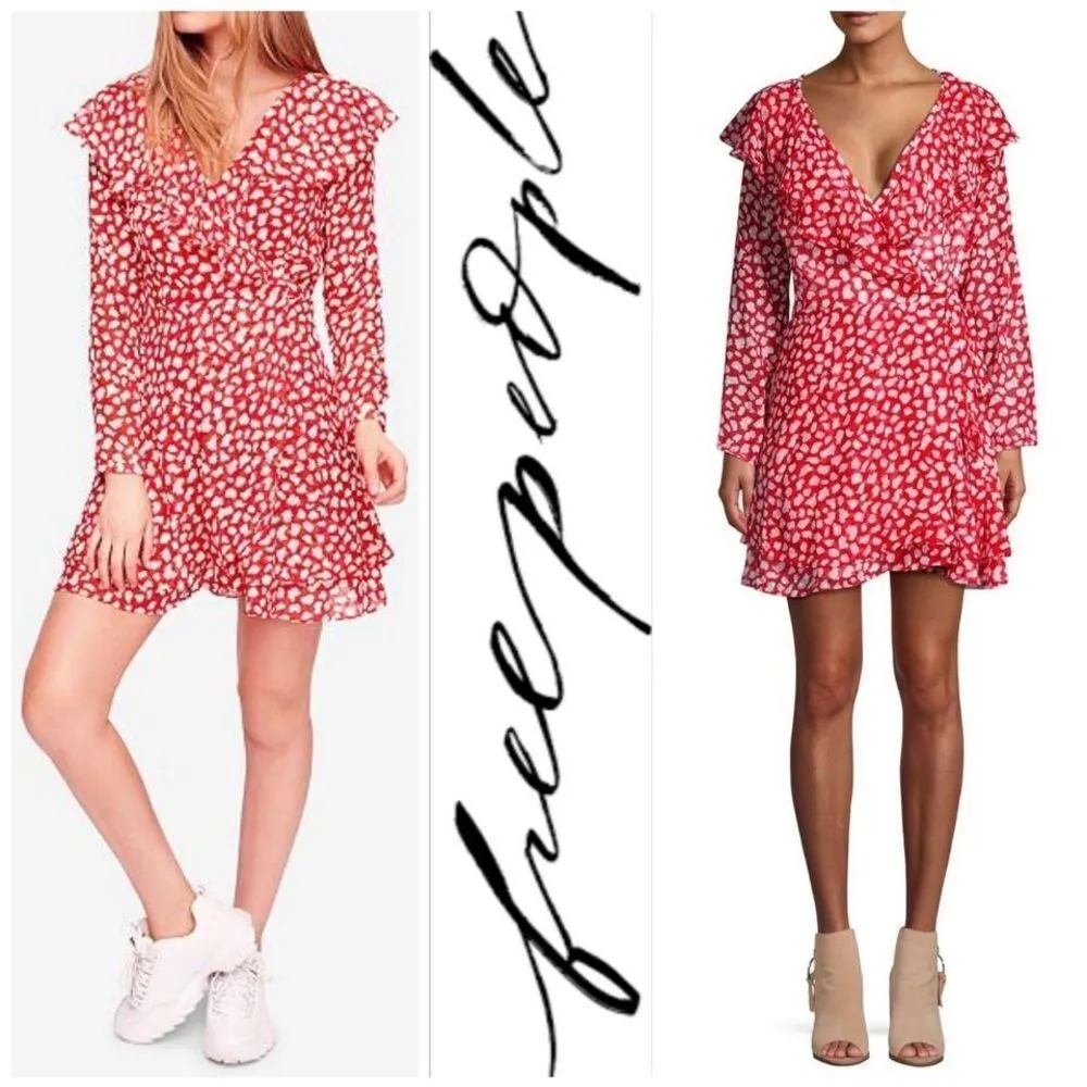 ✨HP✨Frenchie Valentine's Day Wrap Casual Dress✨ - Image 5