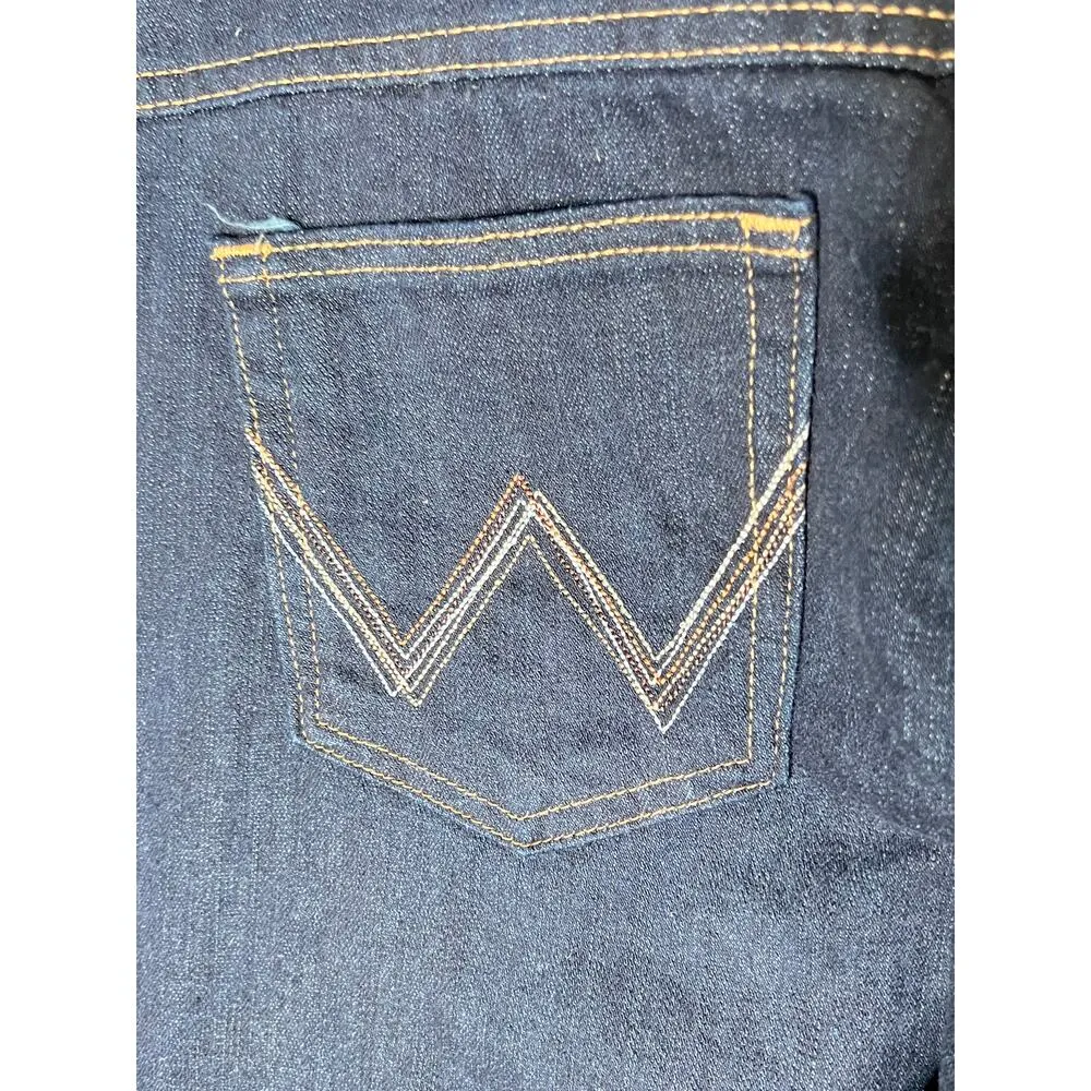 Wrangler Q-Baby NEW jeans size 14 mid-rise stretch boot cut western riding - Image 9
