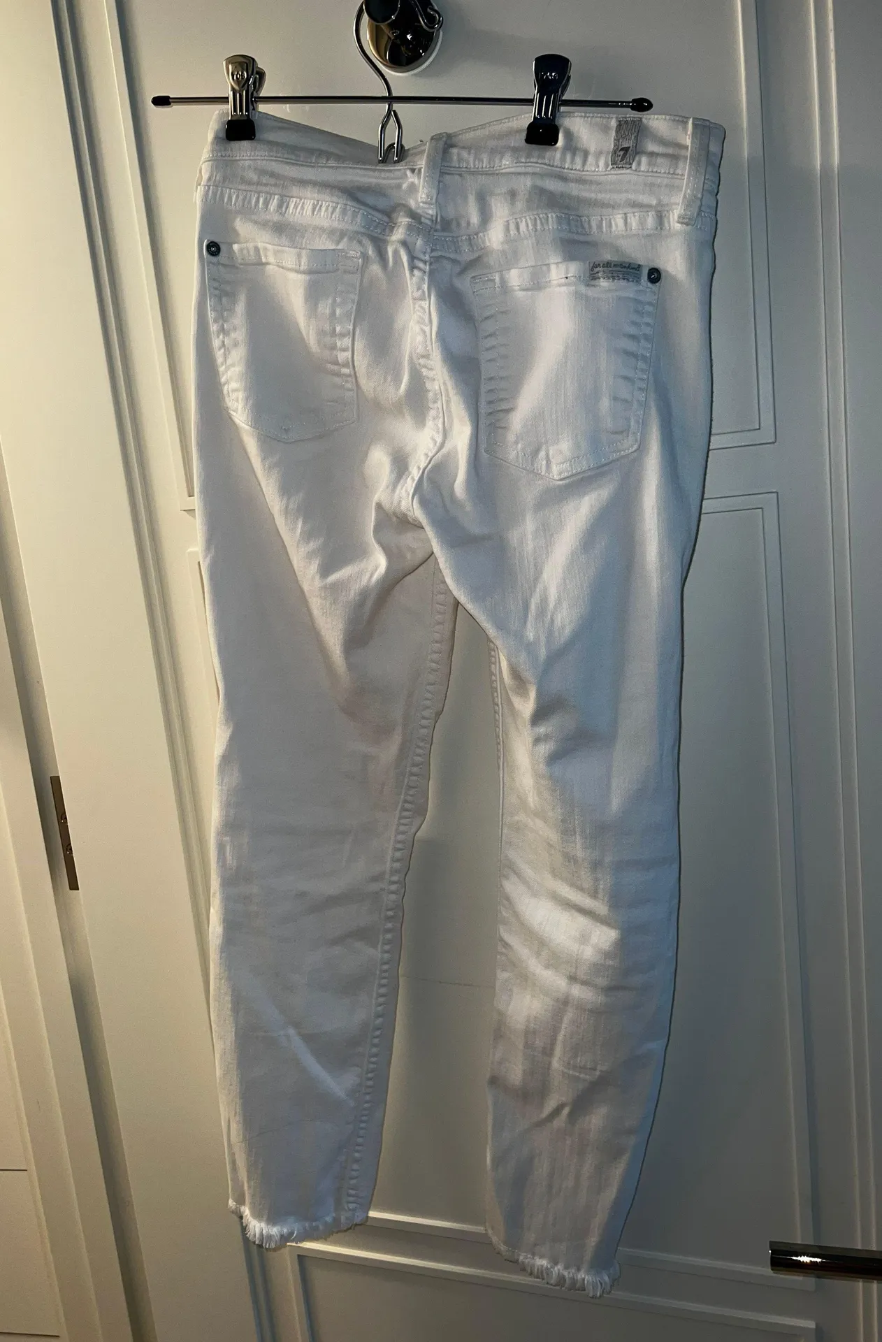 SLIM ILLUSION HIGH WAIST ANKLE SKINNY IN LUXE WHITE   - Image 7