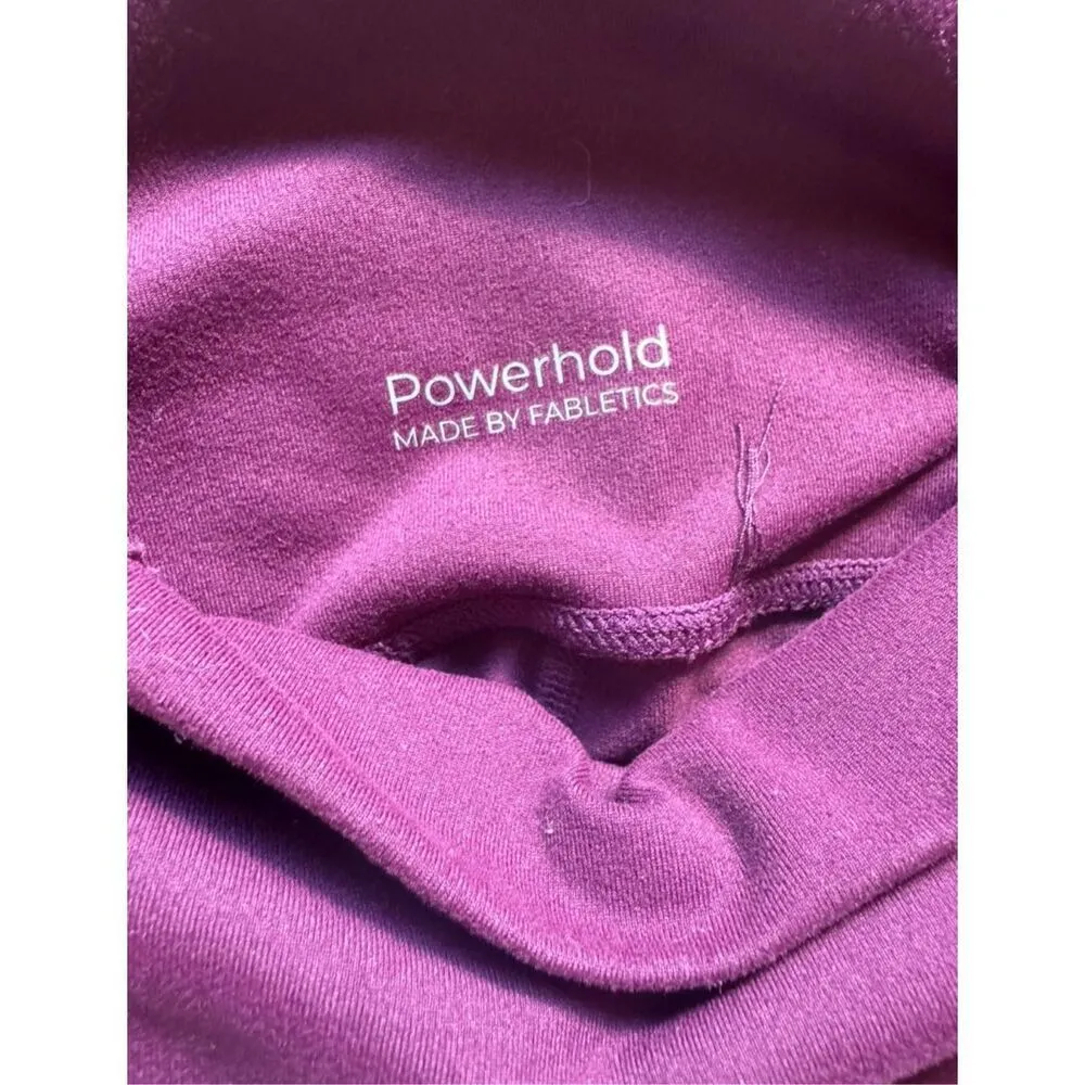 Fabletics Powerhold Plum High-Waisted Leggings | Size Small | Compression Yoga P - Image 4