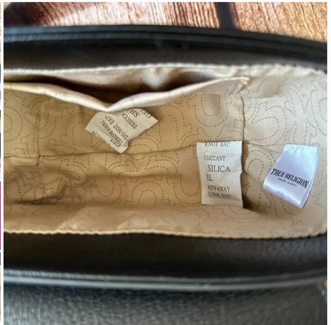 True Religion NWT MINI HORSESHOE BAG in BLACK - Image 9