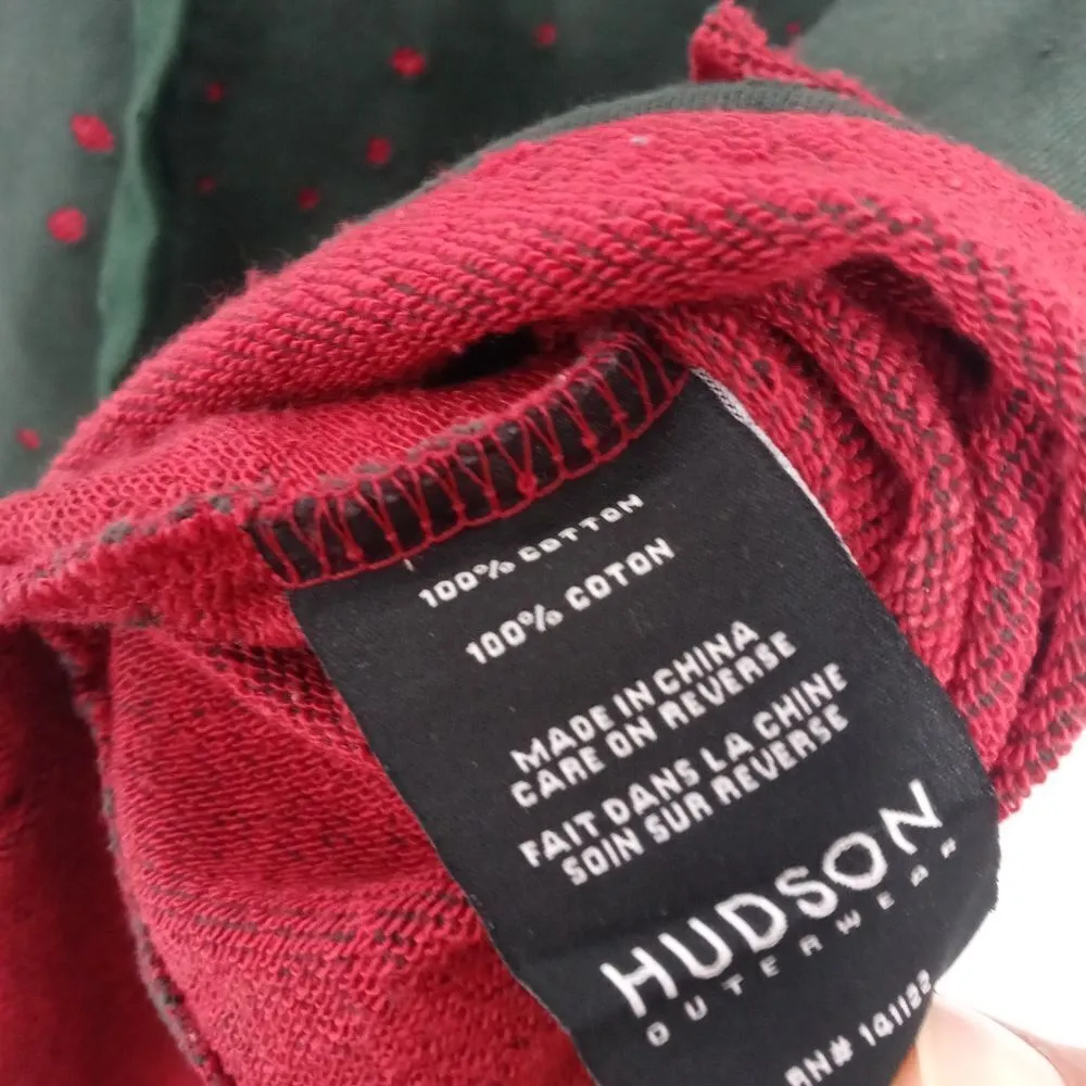 Hudson Outerwear Hoodie Sweatshirt Size M Red Size M - Image 7