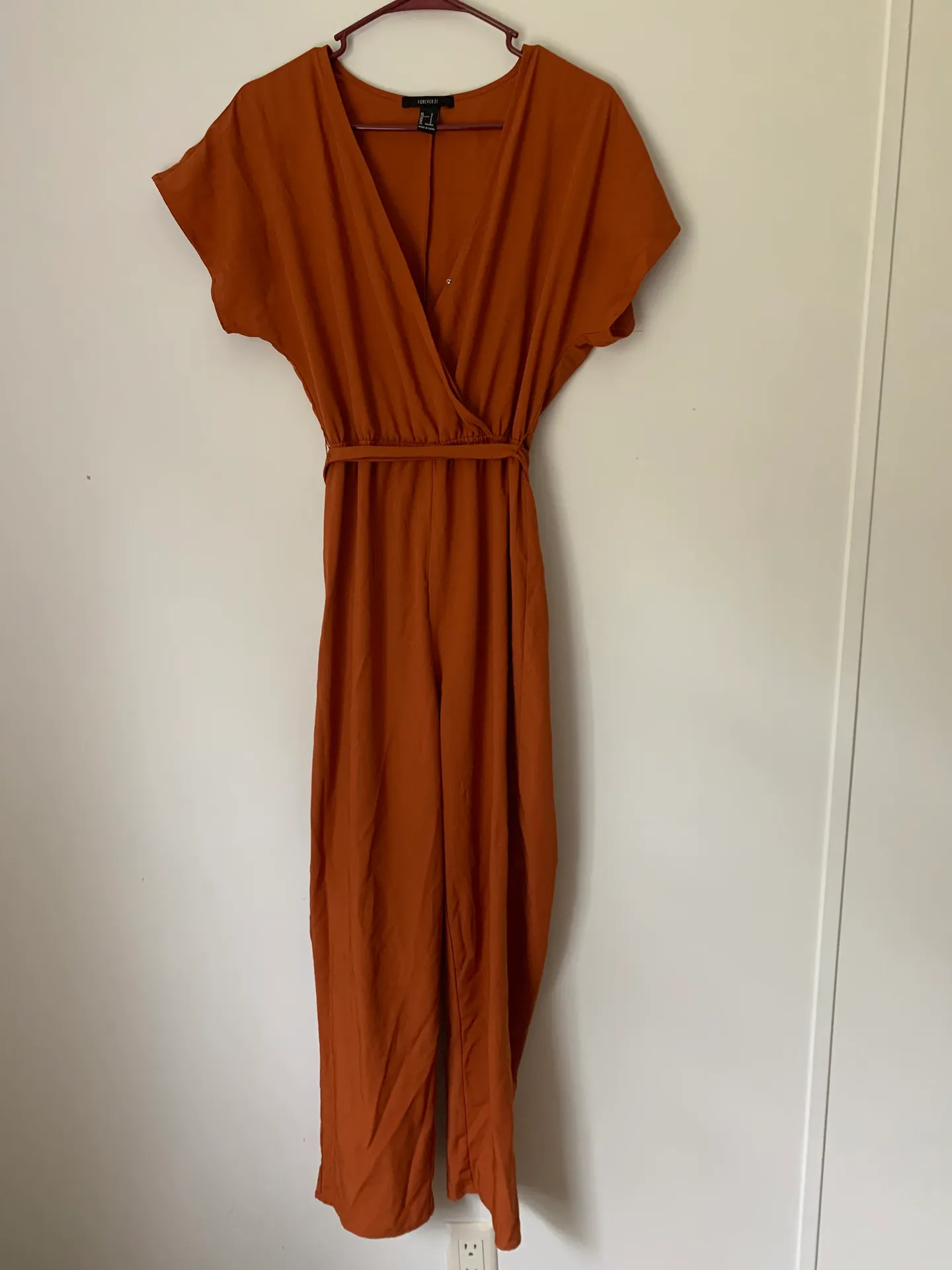 Brunt Orange Jumpsuit - Image 2