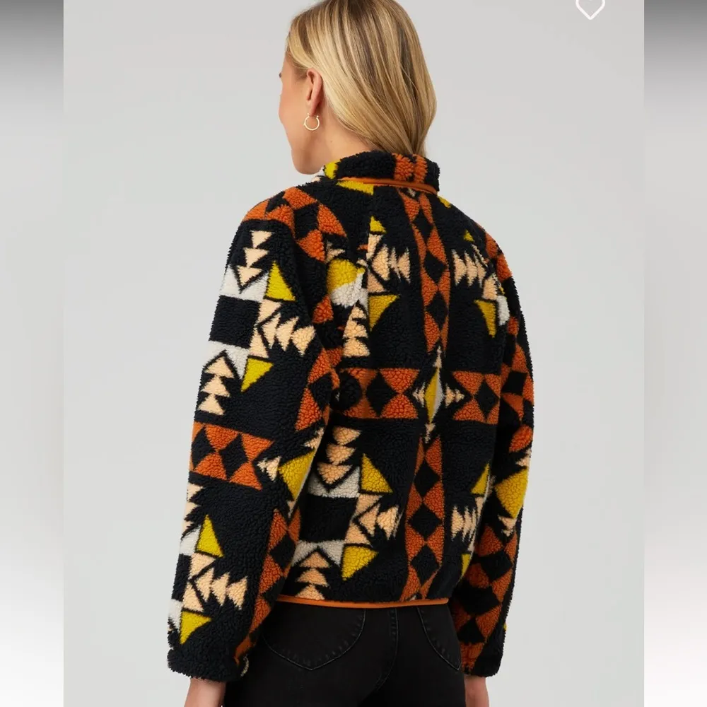 NWT - Rocky Ridge Fleece Aztec Jacket Night Sky SIZE EXTRA SMALL - Image 7