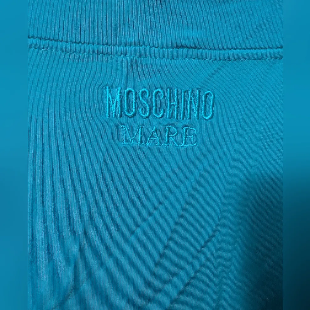 Moschino Mare T-shirt Dress Women's Medium/44 Turquoise Blue - Image 7