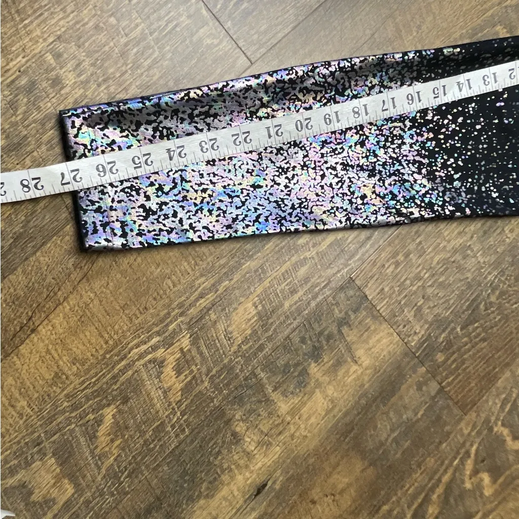 Beyond Yoga Alloy Ombre High Waisted Midi Legging Black Silver Size Medium Tight - Image 9