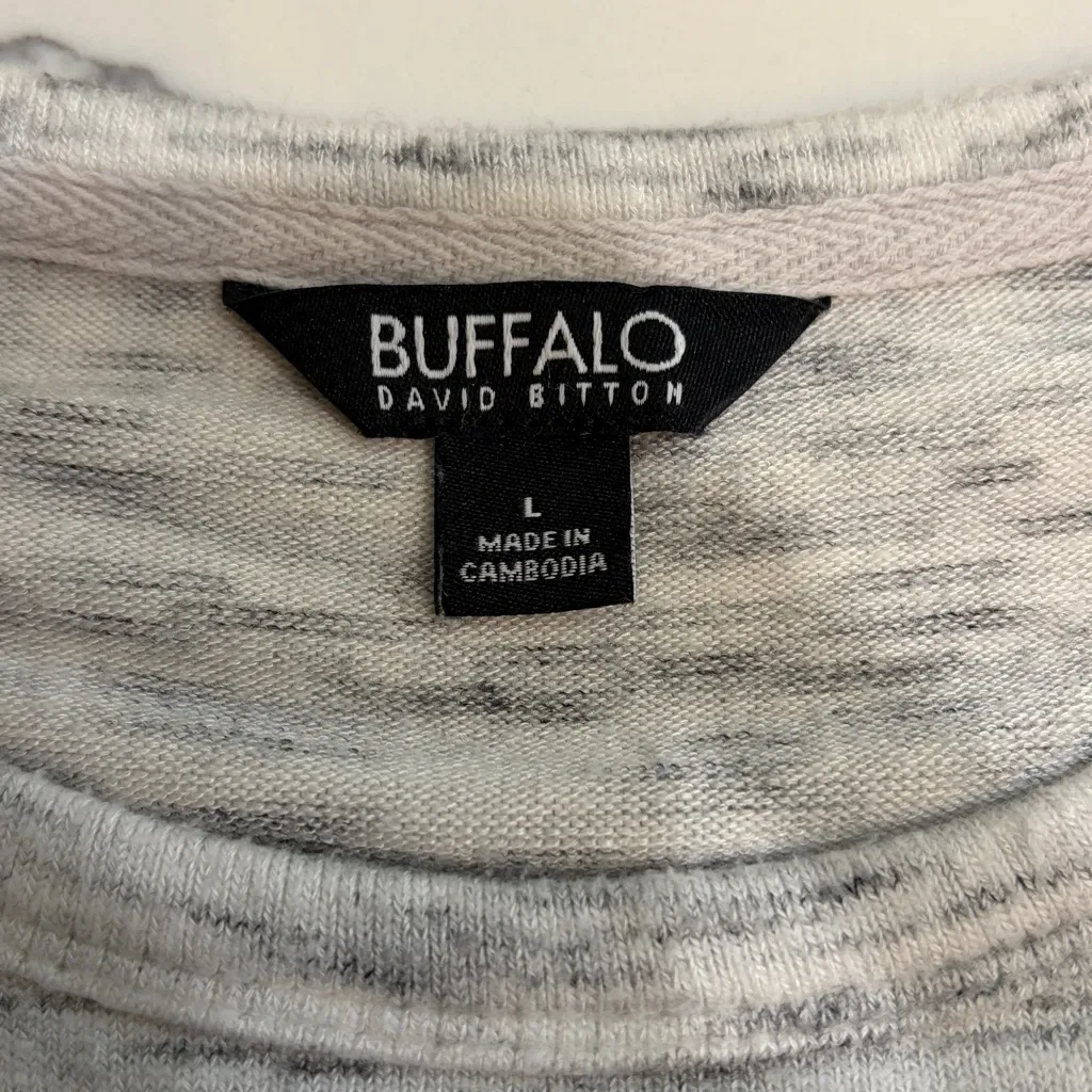 Buffalo David Bitton long sleeve soft knit boat neck sweater - Image 3