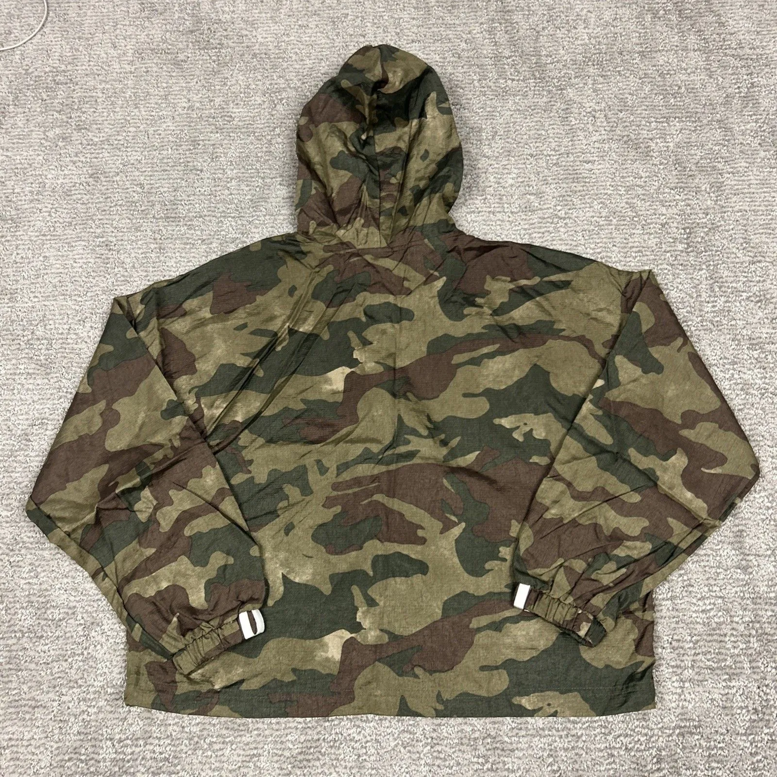 Adidas Originals R.Y.V. Jacket Womens Small Camo Windbreaker 2022 Hooded Nylon - Image 8