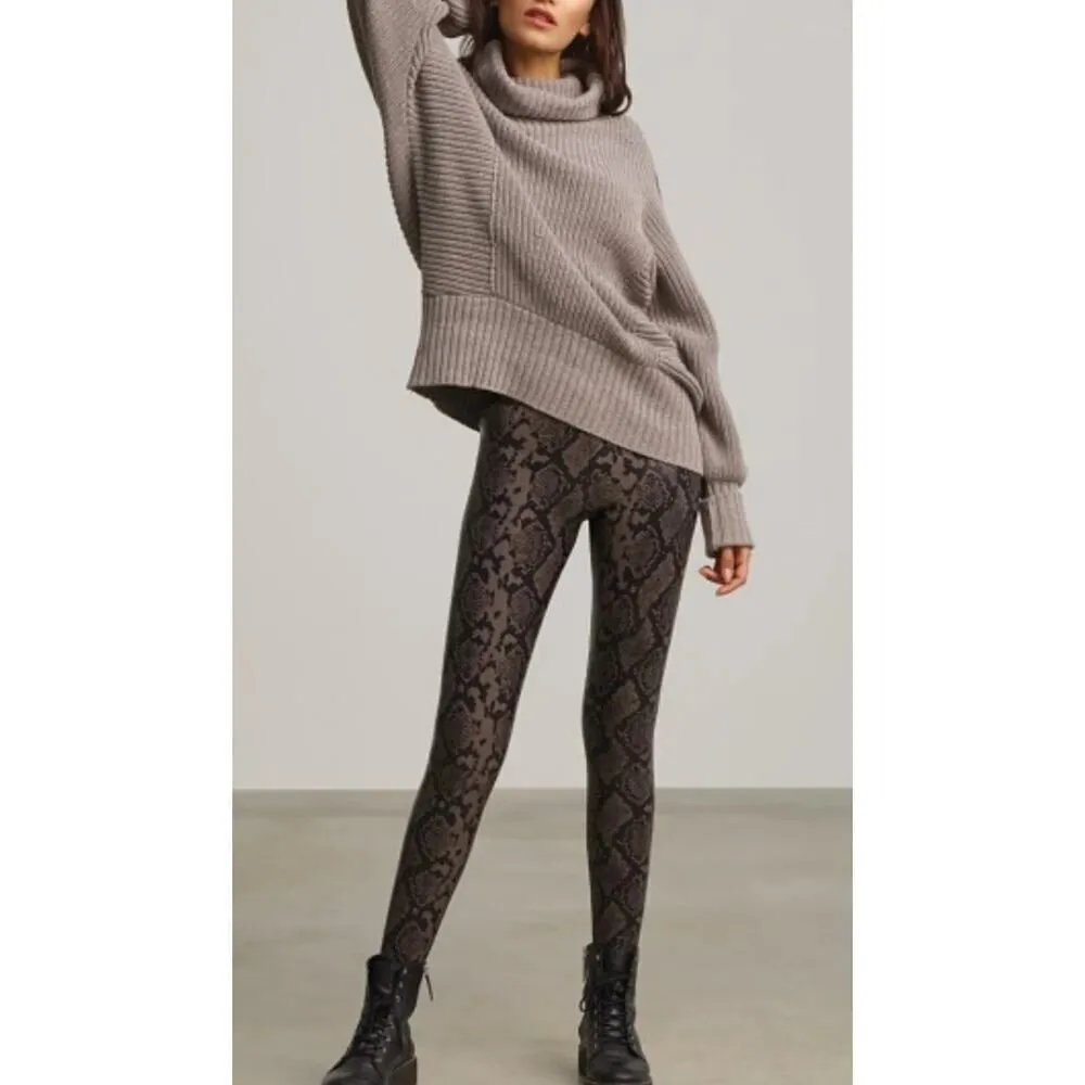 Commando Vegan Python Snake Skin Leggings Sz. XS - Image 3