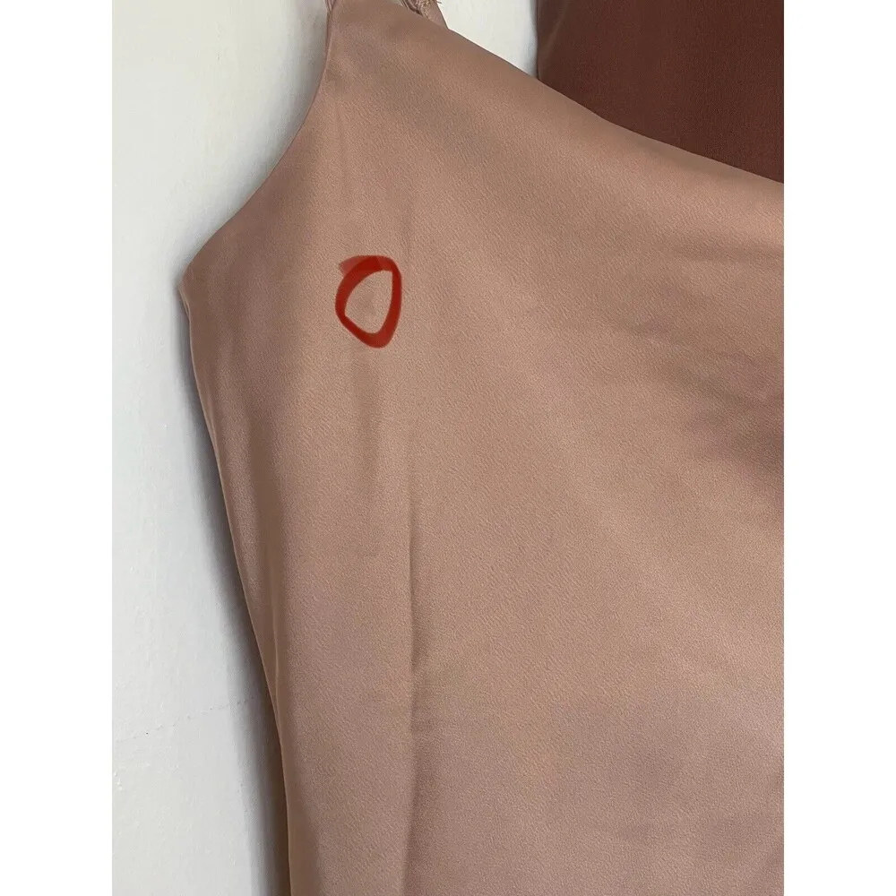 Banana Republic Womens Camisole Tank Top Size XXS Petite Metallic Light Academia - Image 13