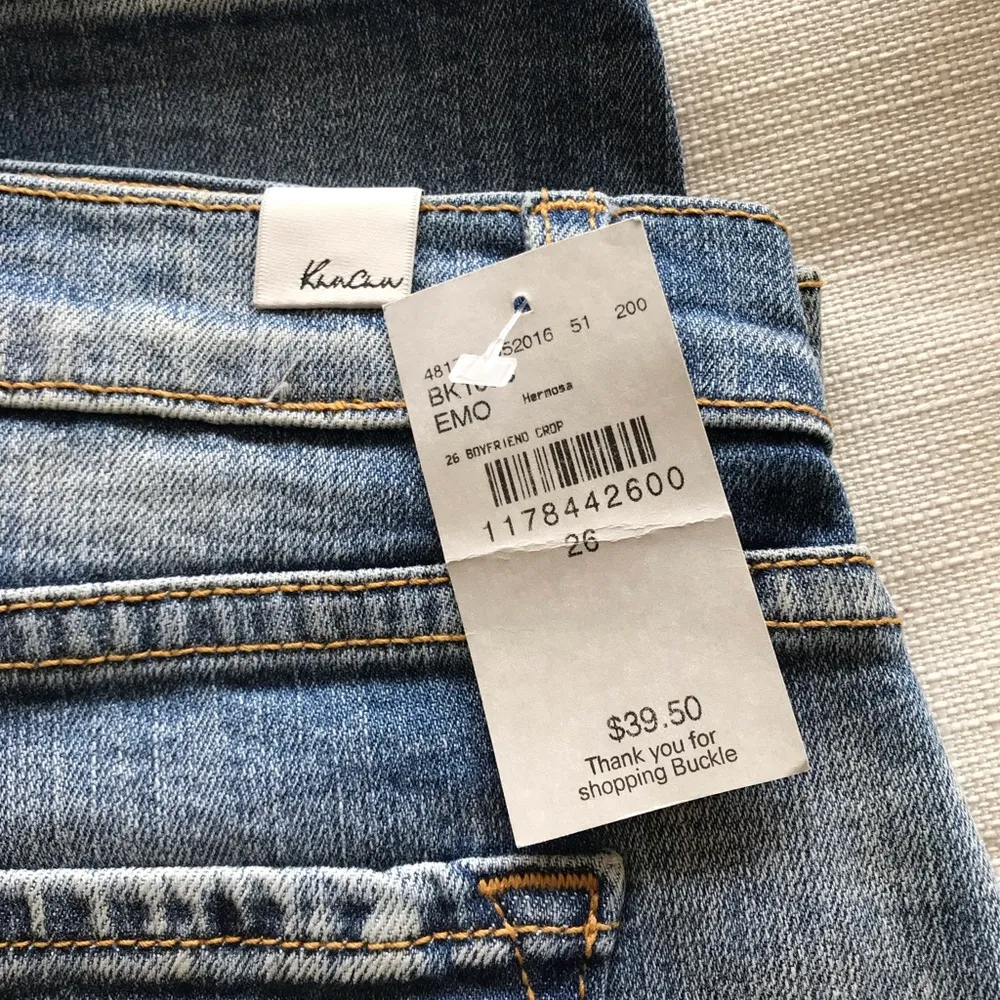 KanCan Mid Rise Boyfriend Jeans, Heavily Distressed, NWT - Image 11