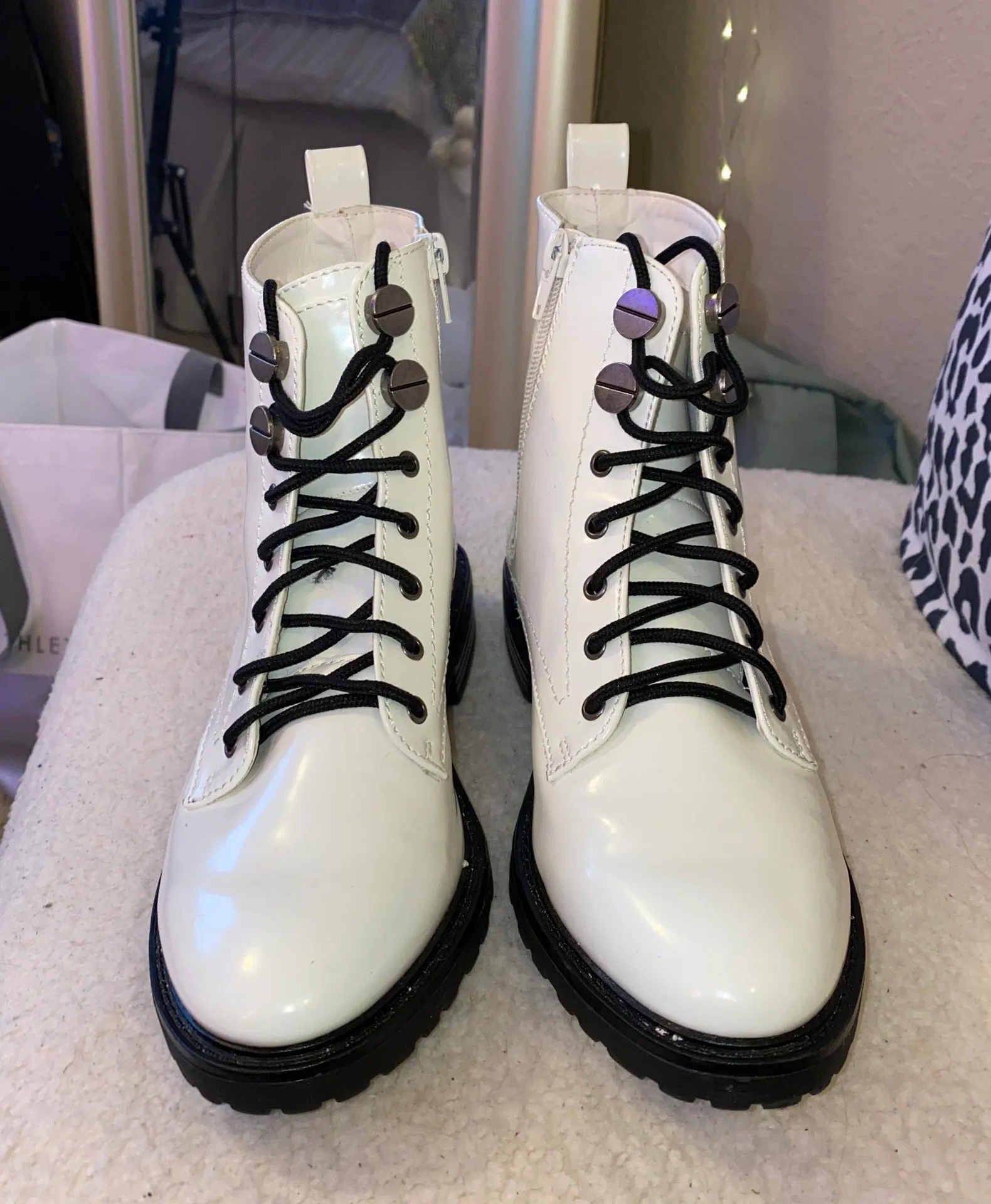 Rampage White Booties - Image 4