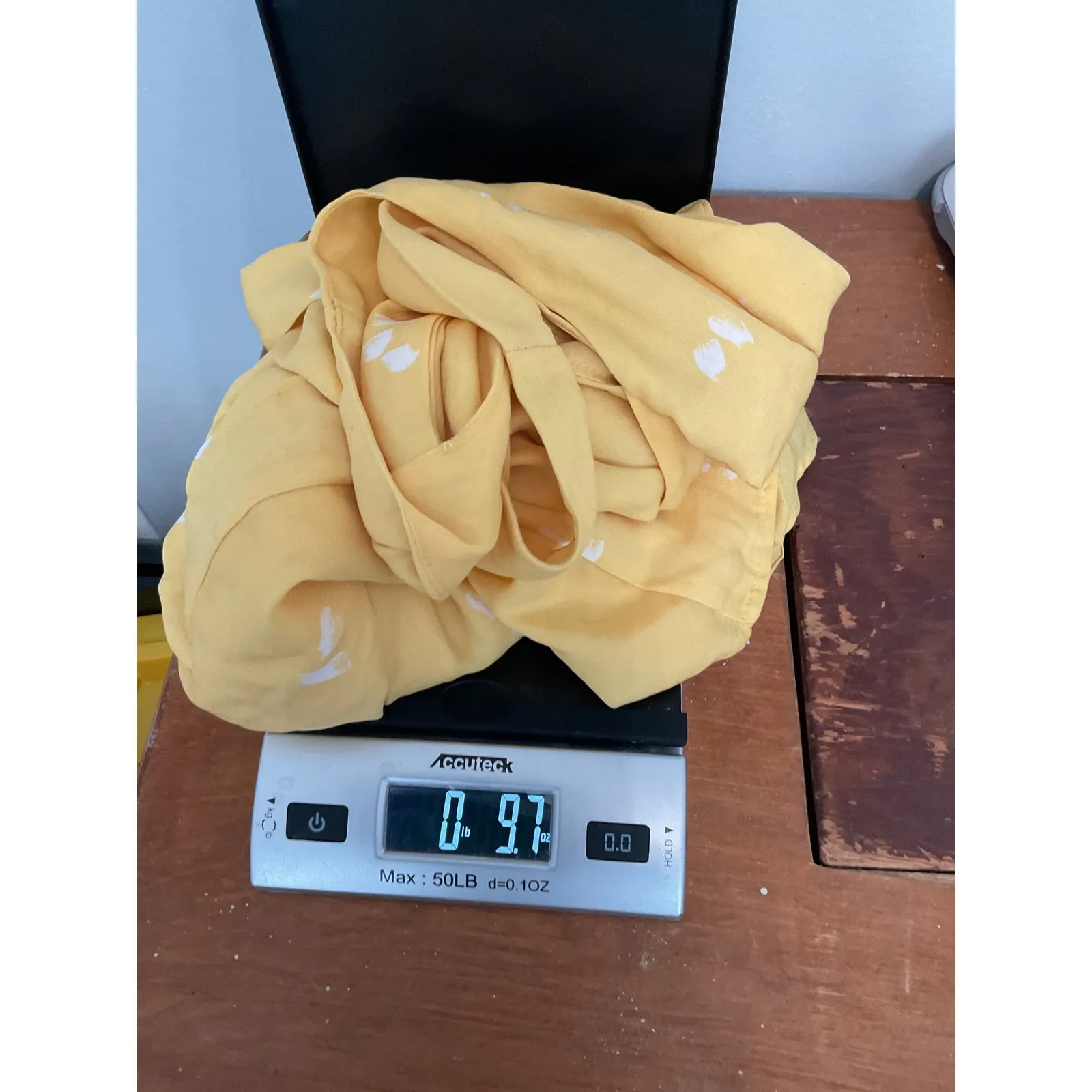 Gilli Yellow Floral Print Sleeveless Tie Waist Midi Dress Women's Size S - Image 5