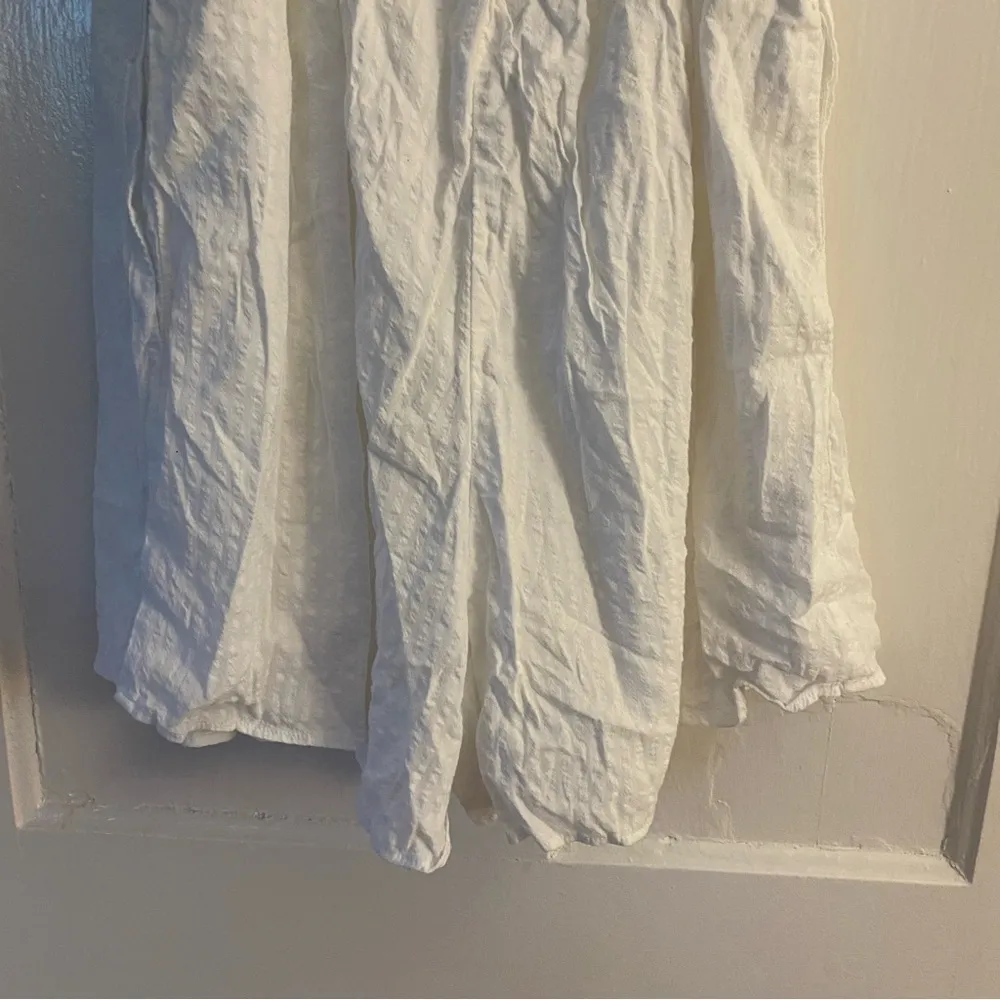 Abercrombie & Fitch White Puff Sleeve Romper - Image 5