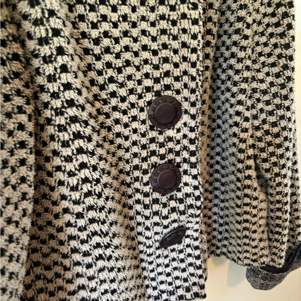 Vintage Sherpa Jacket Black Size M - Image 6