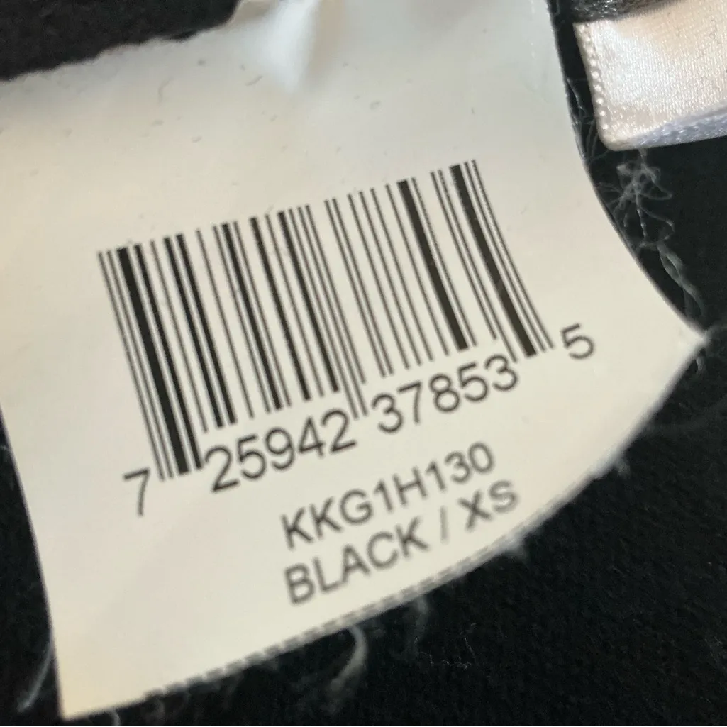 BCBGMaxazria “GENIE” lambswool sweater dress XS black roll-tab sleeve - Image 9