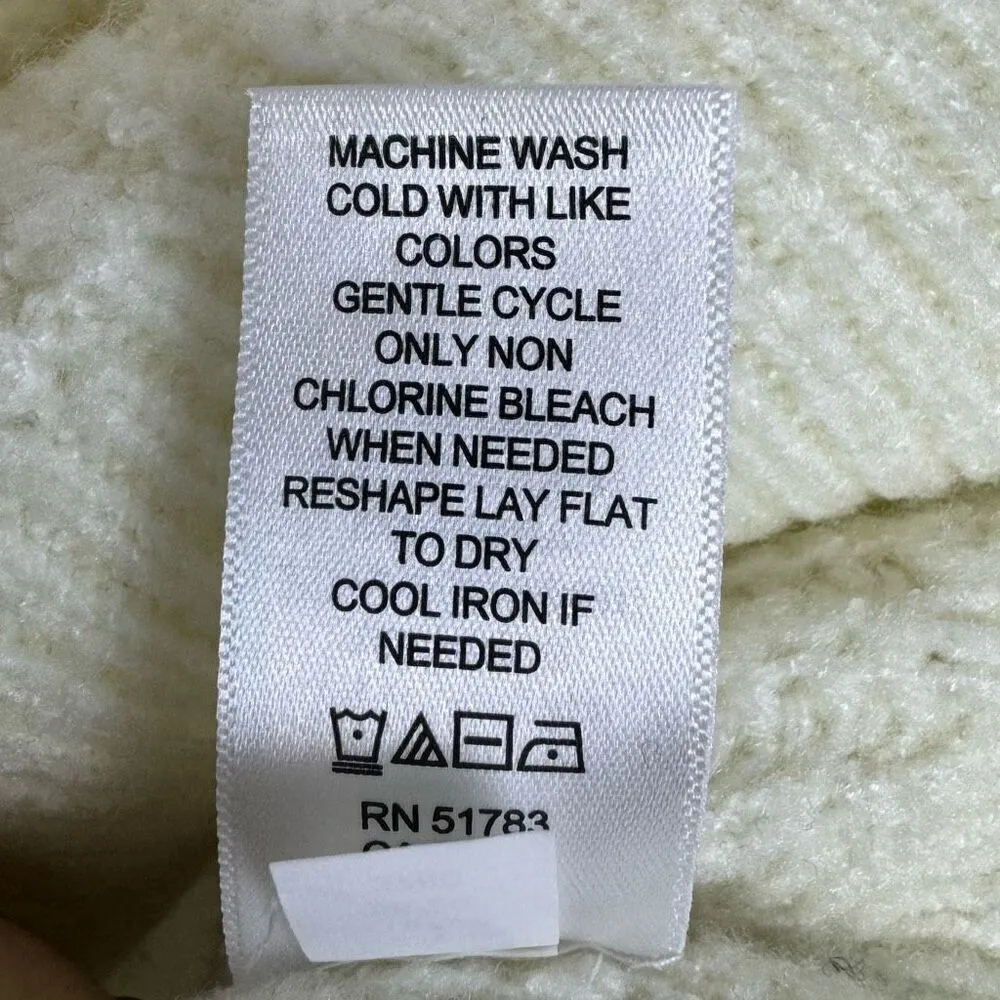 Maurices Ombre Mock Neck Pullover Sweater 1X Multicolor Long Blouson Sleeves - Image 8