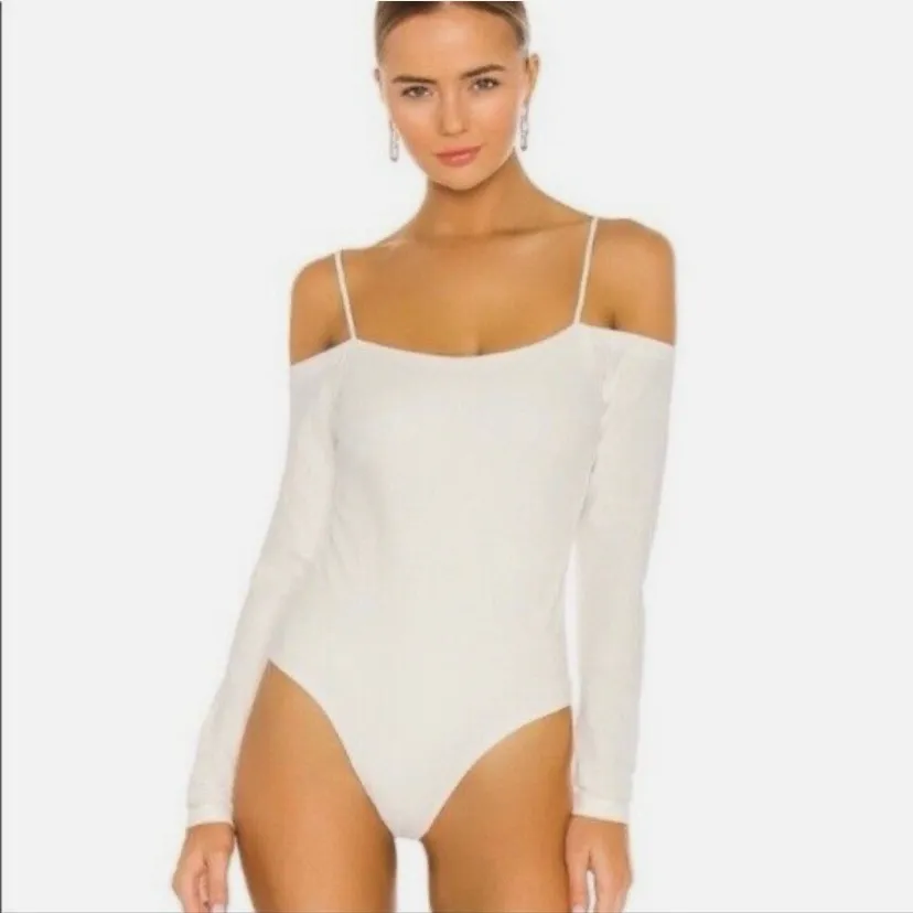 All Saints Audrey Cold Shoulder Bodysuit Size 6 New - Image 9