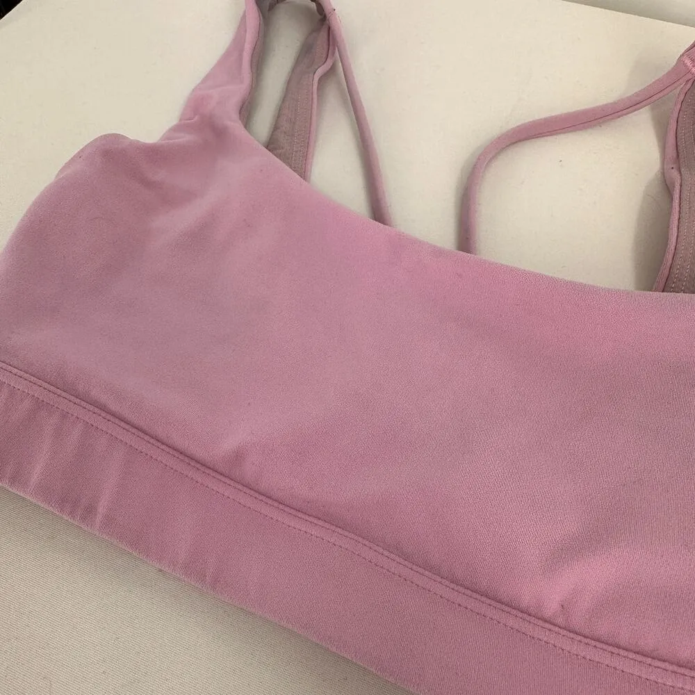 Athleta Pink Sports Bra Size XS - Image 2