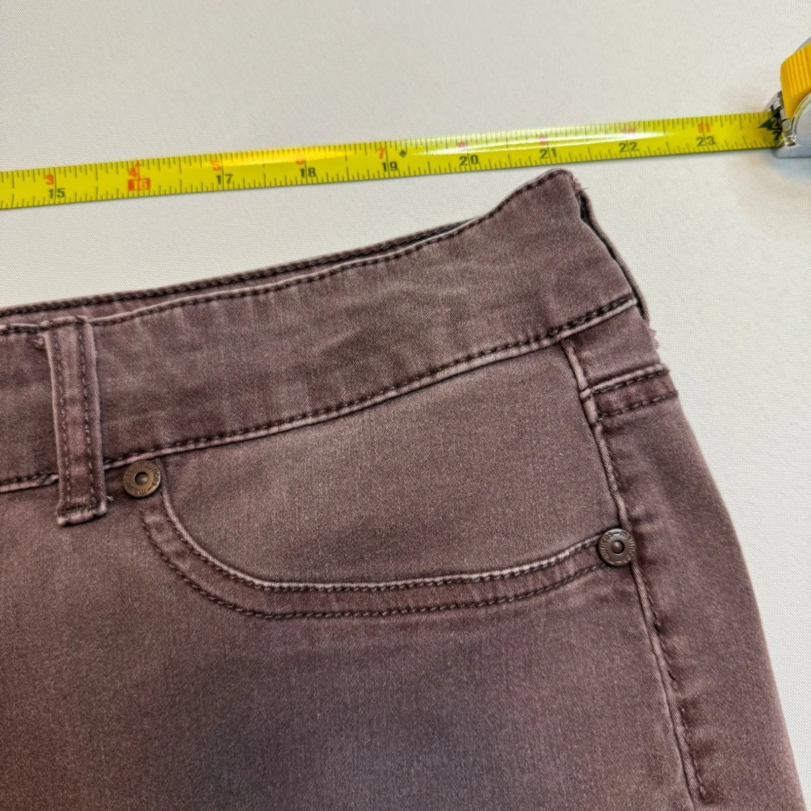 Maurice's Women's Purple Denim Jeans‎ Stretch Casual Pants Comfort Fit Sz 22S # - Image 6