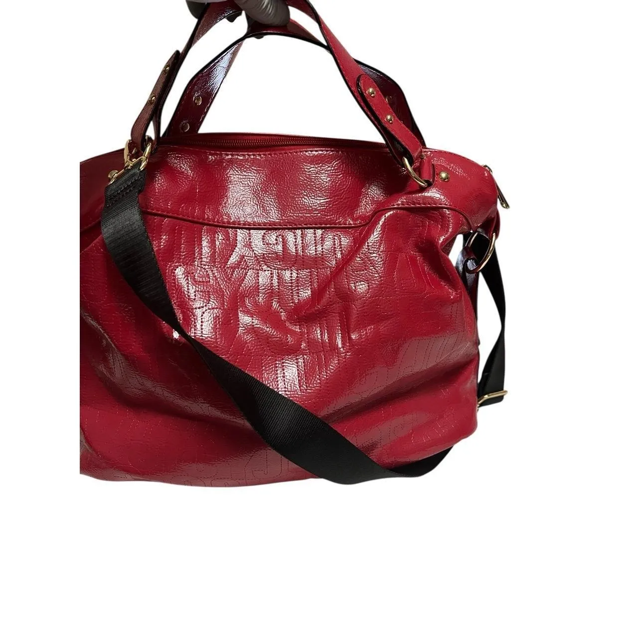NWOT JUICY COUTURE Ever After Cherry Satchel Bag Purse L Red Gold Valentines Y2K - Image 3
