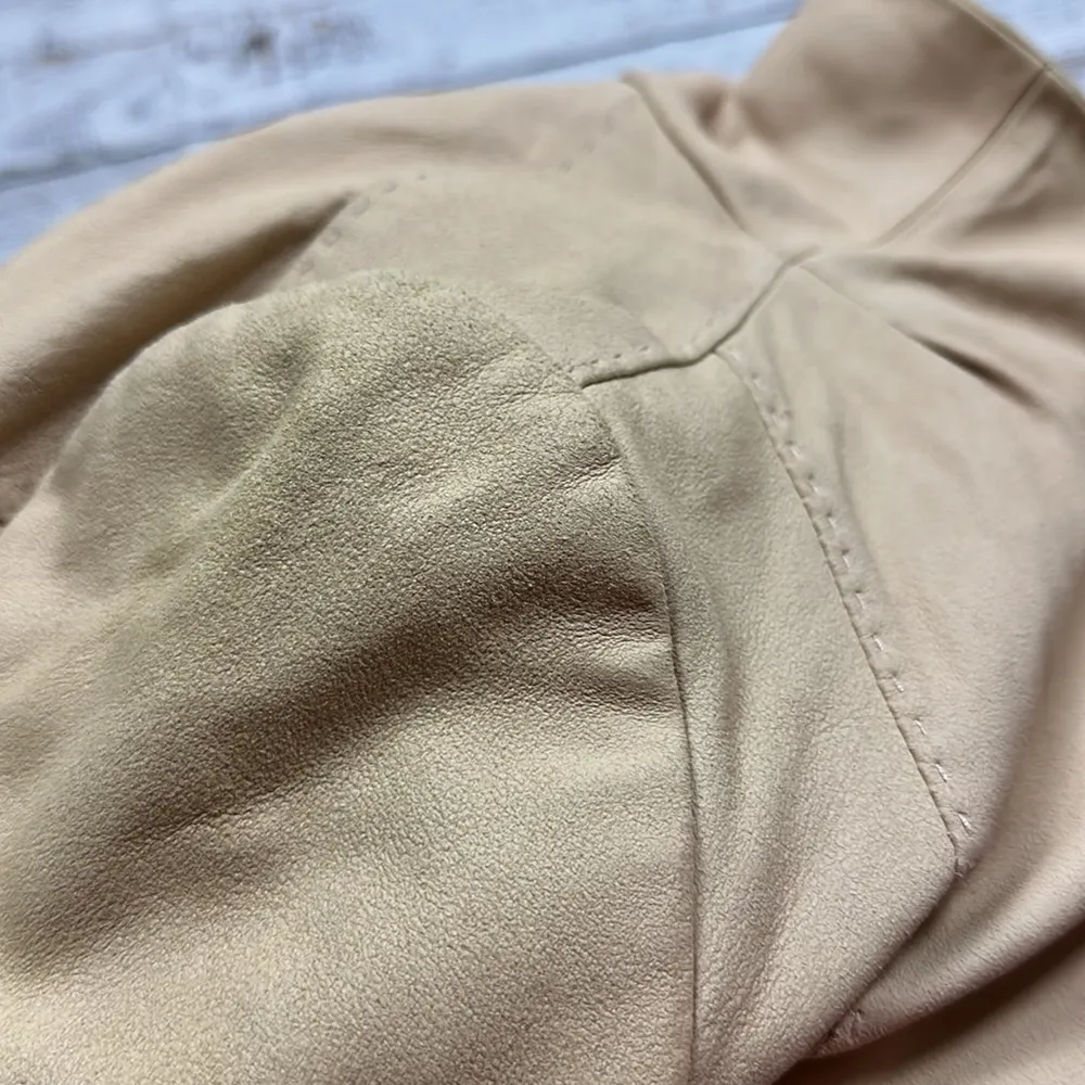 Vince scuba leather moto jacket size small - Image 7