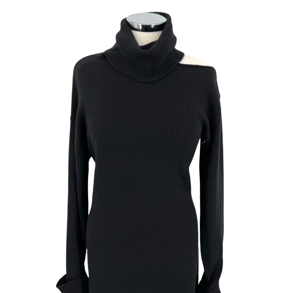 Paige Raundi Wool Blend Black Turtleneck Midi Sweater Dress Size XS NWOT - Image 4