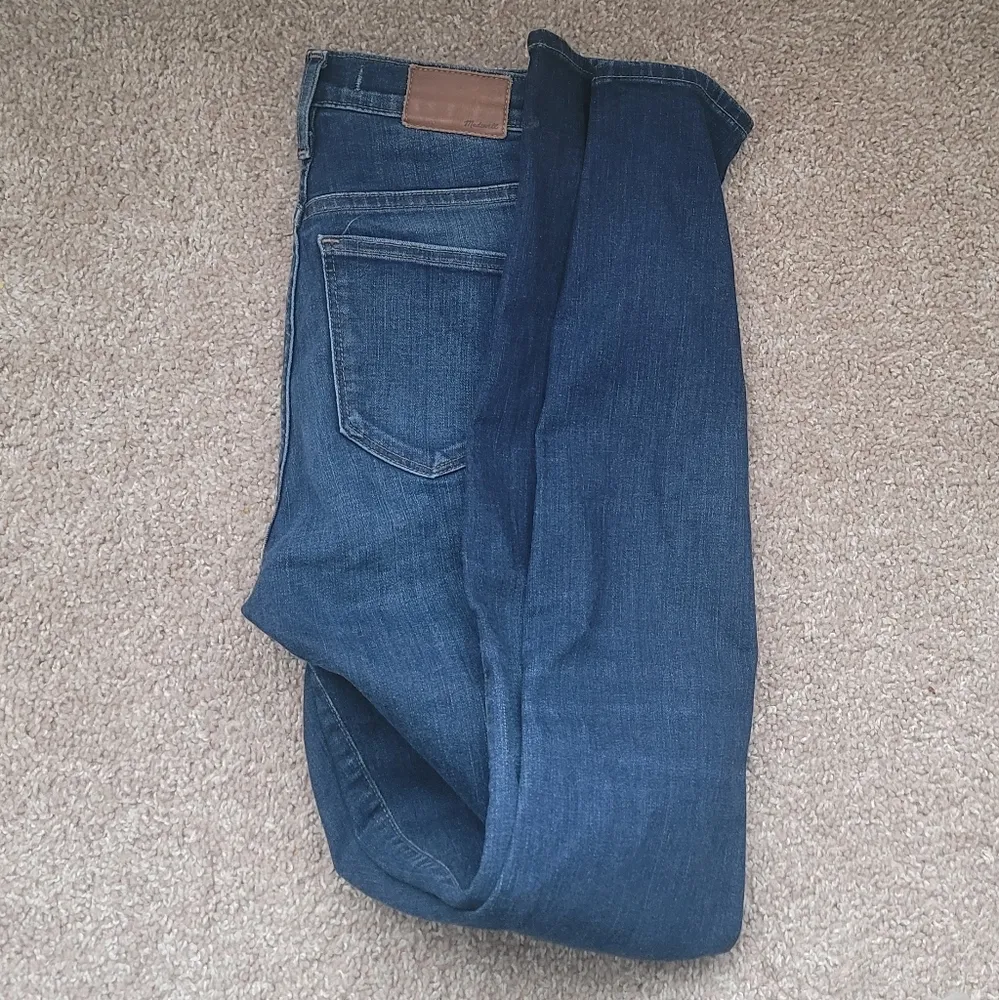 🔥SALE🔥Madewell $138 10" High Rise Dark Indigo Skinny Jeans - Image 8