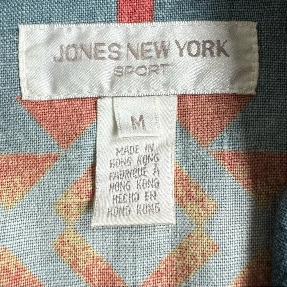 HOST PICK 🎉 Vintage Jones New York Sport Blazer Southwest Concho  Linen Jacket M - Image 8