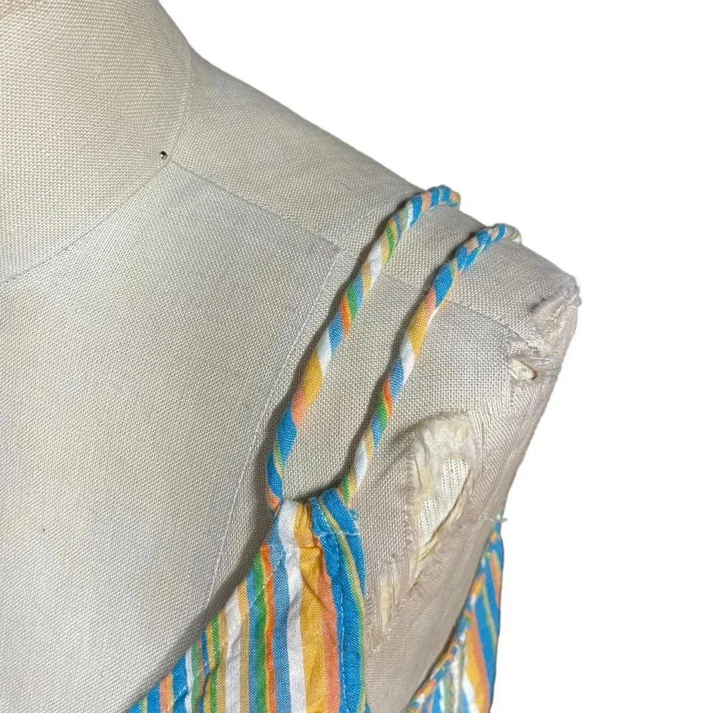 Roller Rabbit Seersucker Lindy Dress Rainbow‎ Stripe Size Medium - Image 6