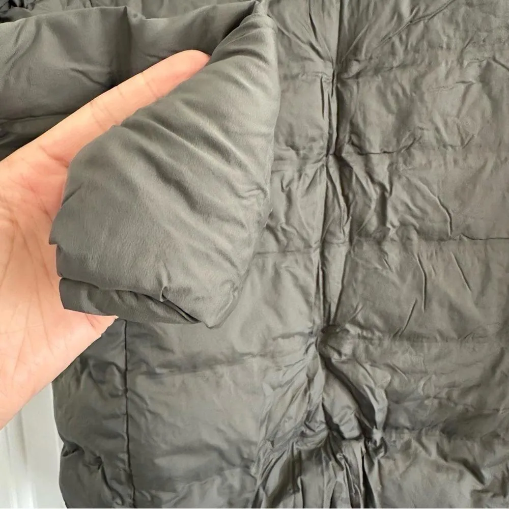 Uniqlo Ultra Light Down Zip Hooded Jacket DARK GREEN XS - Image 4