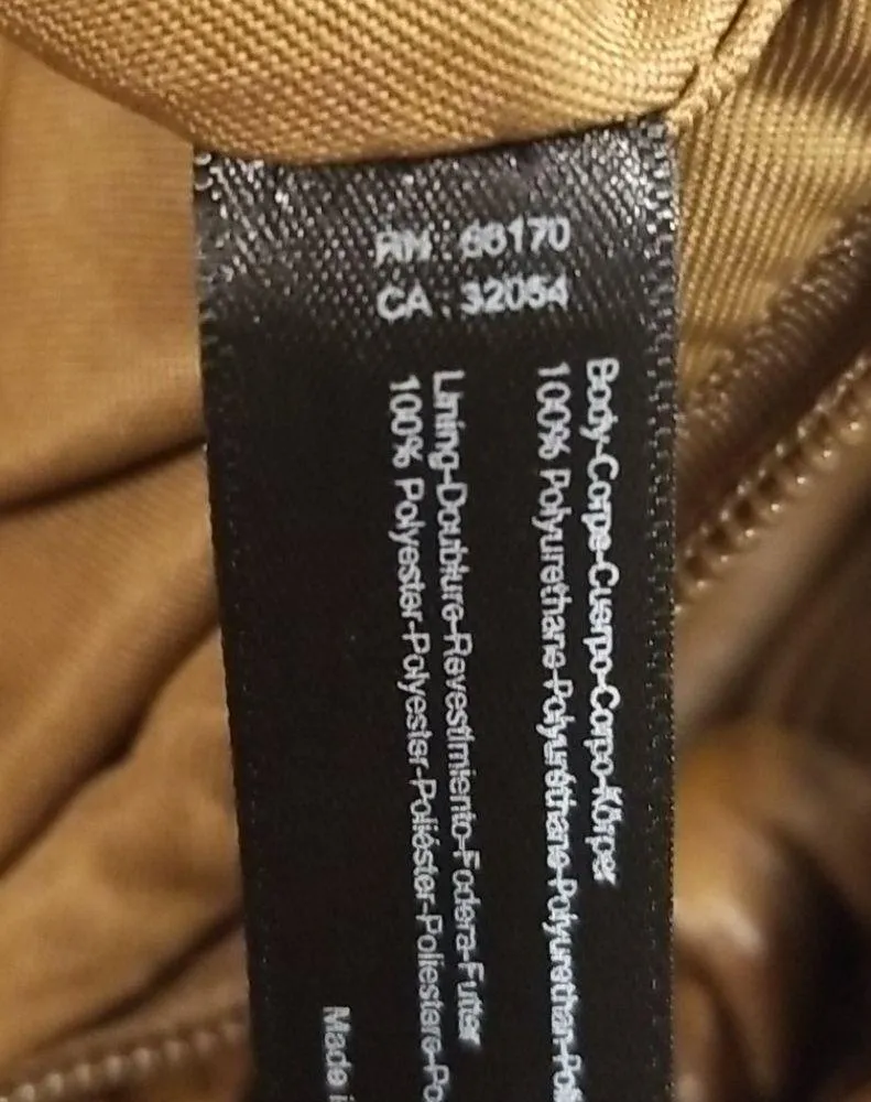 💕MONSERAT DE LUCCA by ANTHROPOLOGIE💕Slouchy Hobo Bag Faux Leather Brown - Image 9