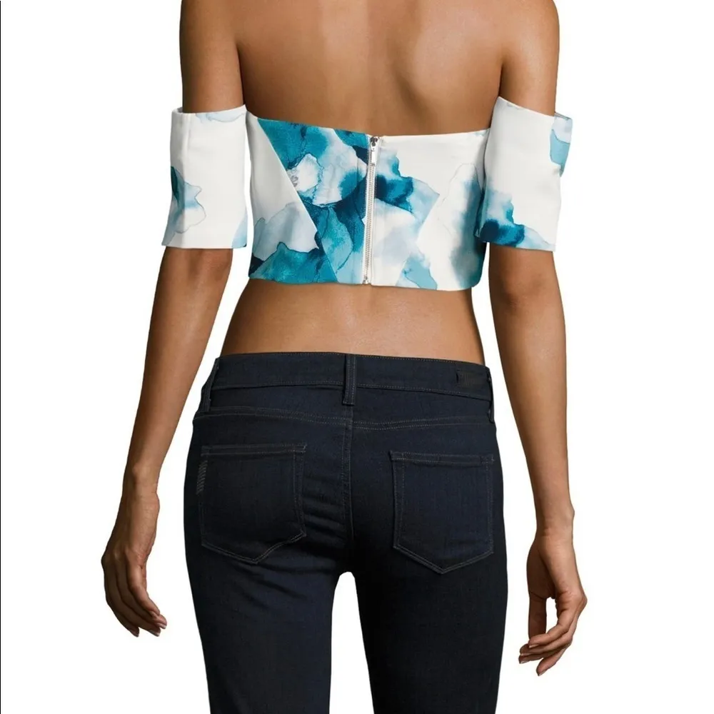 Keepsake the Label Sublime Floral Print Bodice Top White - Image 2