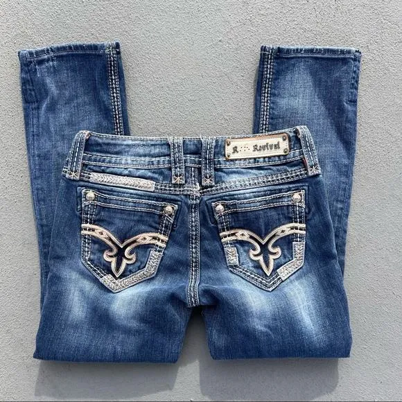 Rock Revival Denisa Easy Capri Size 25 - Image 2