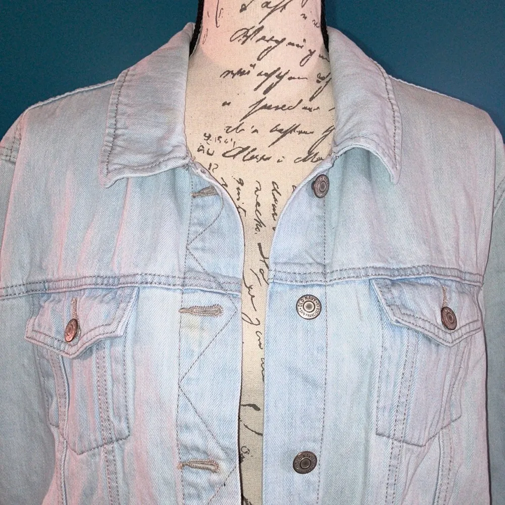 Old Navy  Light Wash Denim Jacket, XXL - Image 2