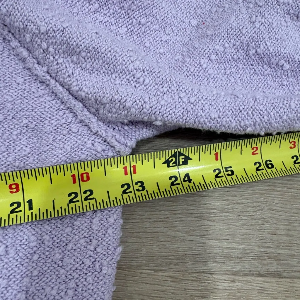 Free People Found My Friend Boucle Lilac Pullover - Image 7