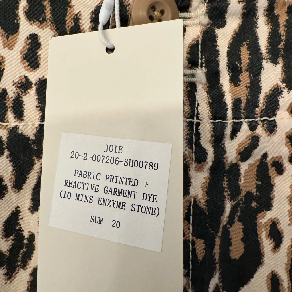 Joie Women’s Brown Leopard Print Shorts Size 4 or XS - Image 6