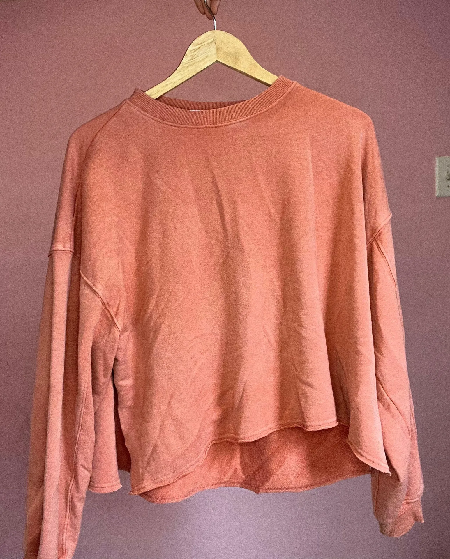 Target Orange Cropped Sweater - Image 2