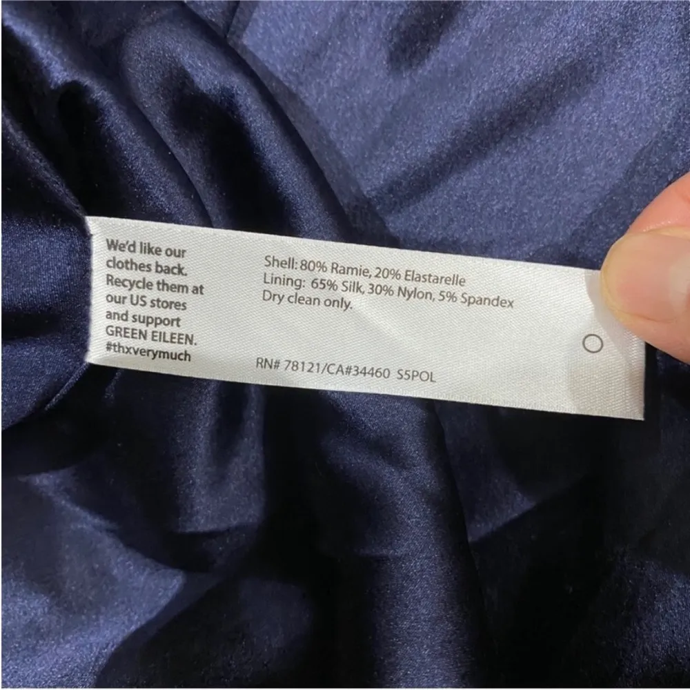 Eileen Fisher high collar flare hem jacket NWT - Image 10