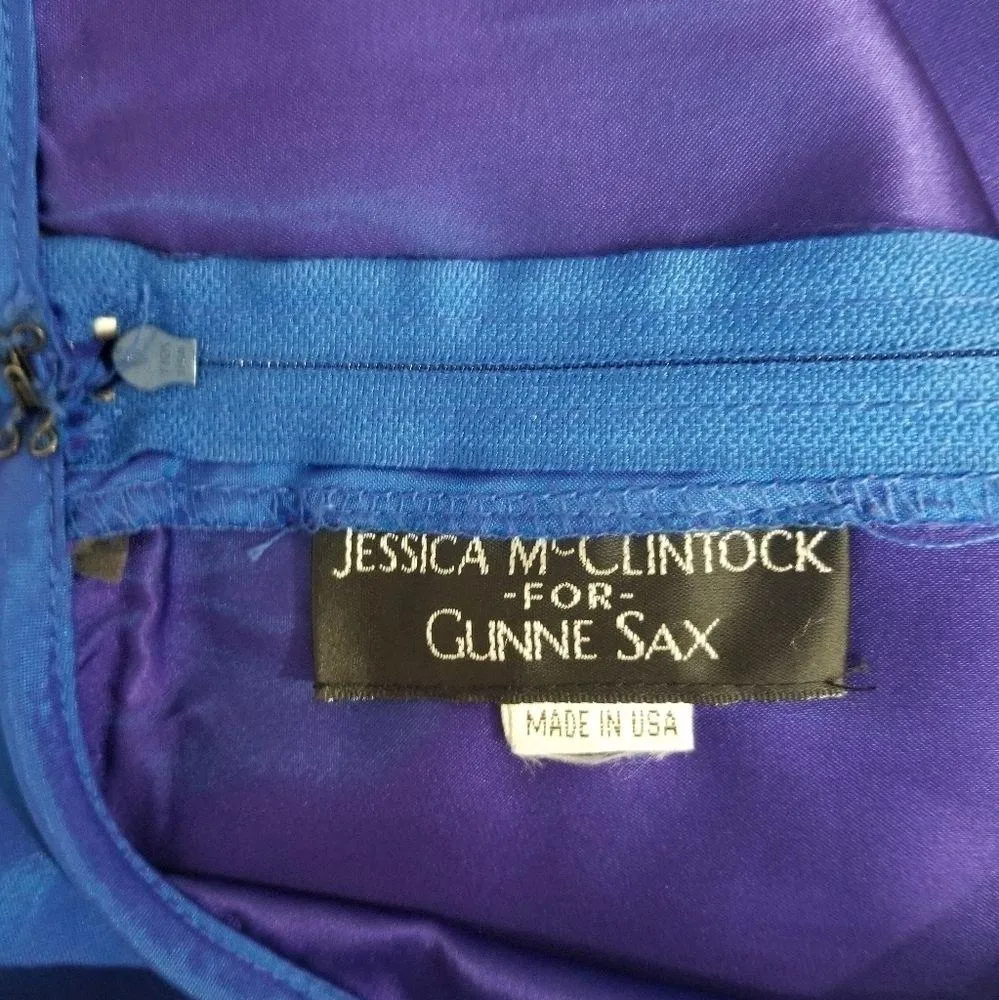 Vintage Jessica Mcclintock for Gunne Sax Maxi Skirt Blue Size undefined - Image 4