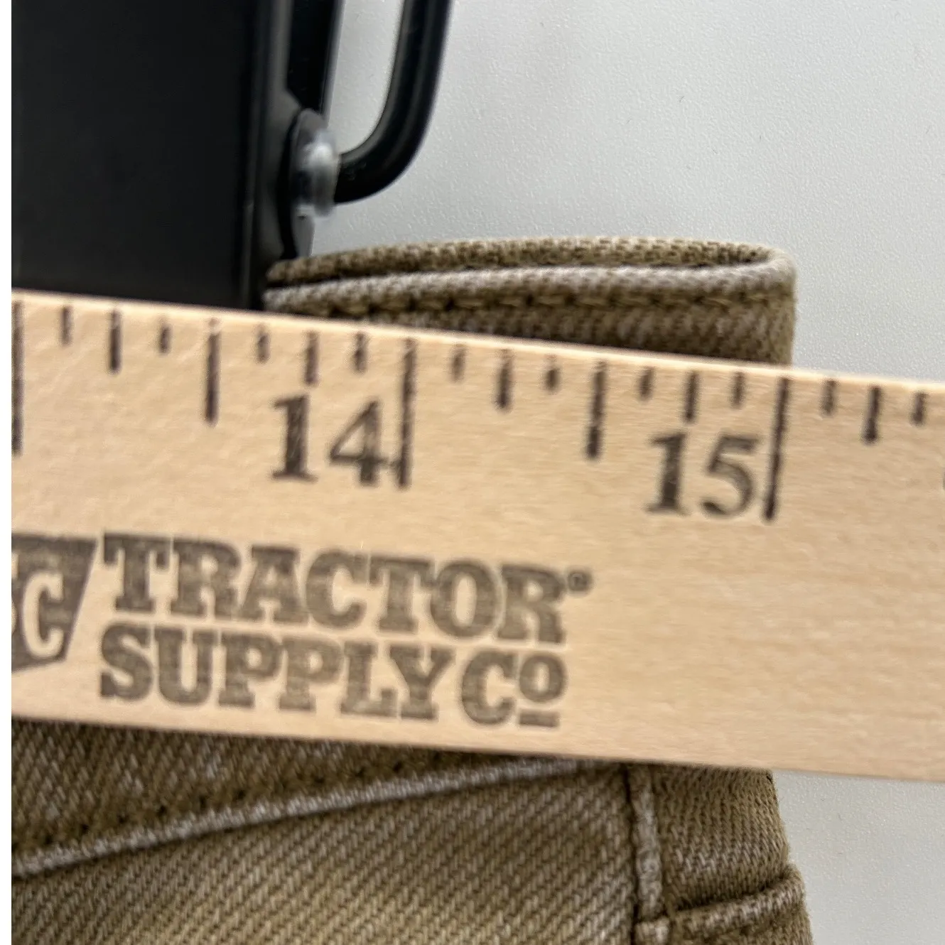 JOHNNY WAS The Cropped Baby Boot Jeans Khaki Embroidered Raw Hem Women's Size 28 - Image 6