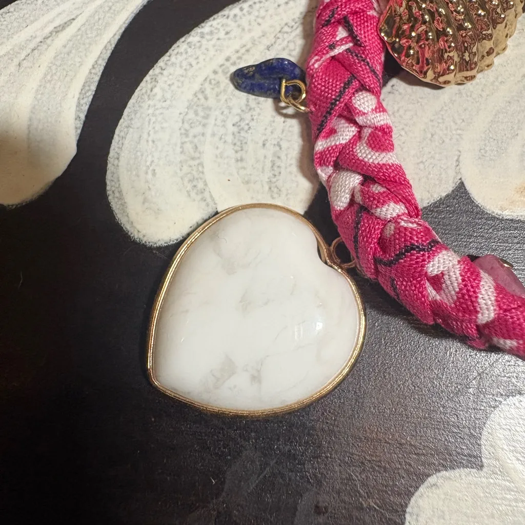 Free people sky Charm Anklet- pink - Image 6