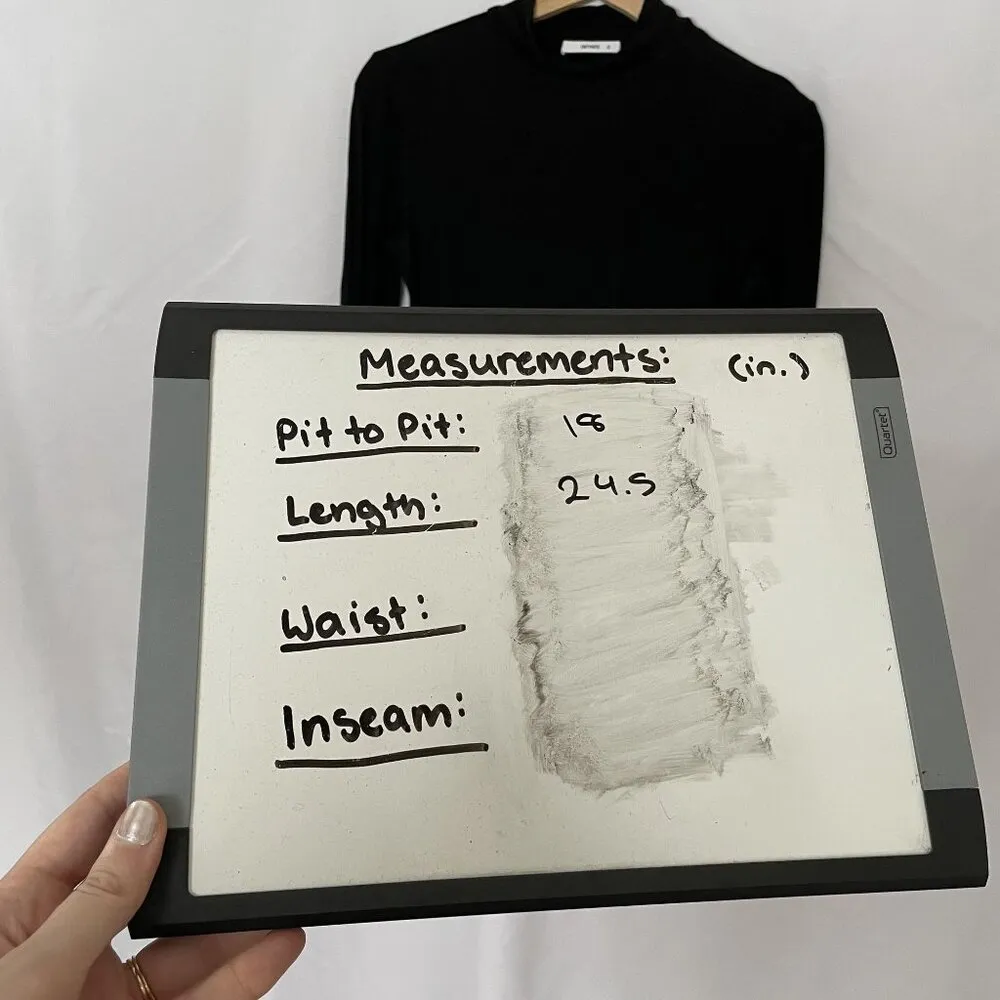 Untyhots Black Long Sleeve Turtleneck Top Size S casual winter turtleneck - Image 7