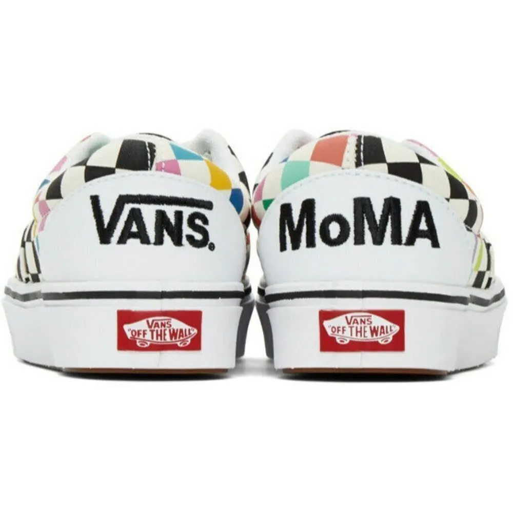 VANS MoMA Edition Check ComfyCush Sneakers 8 NIB - Image 2
