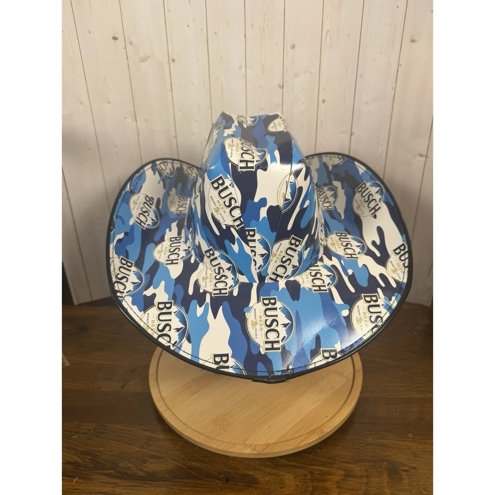 NEW Busch Light Beer Box Cardboard Novelty Cowboy ~ Cowgirl Hat OSFM - Image 3