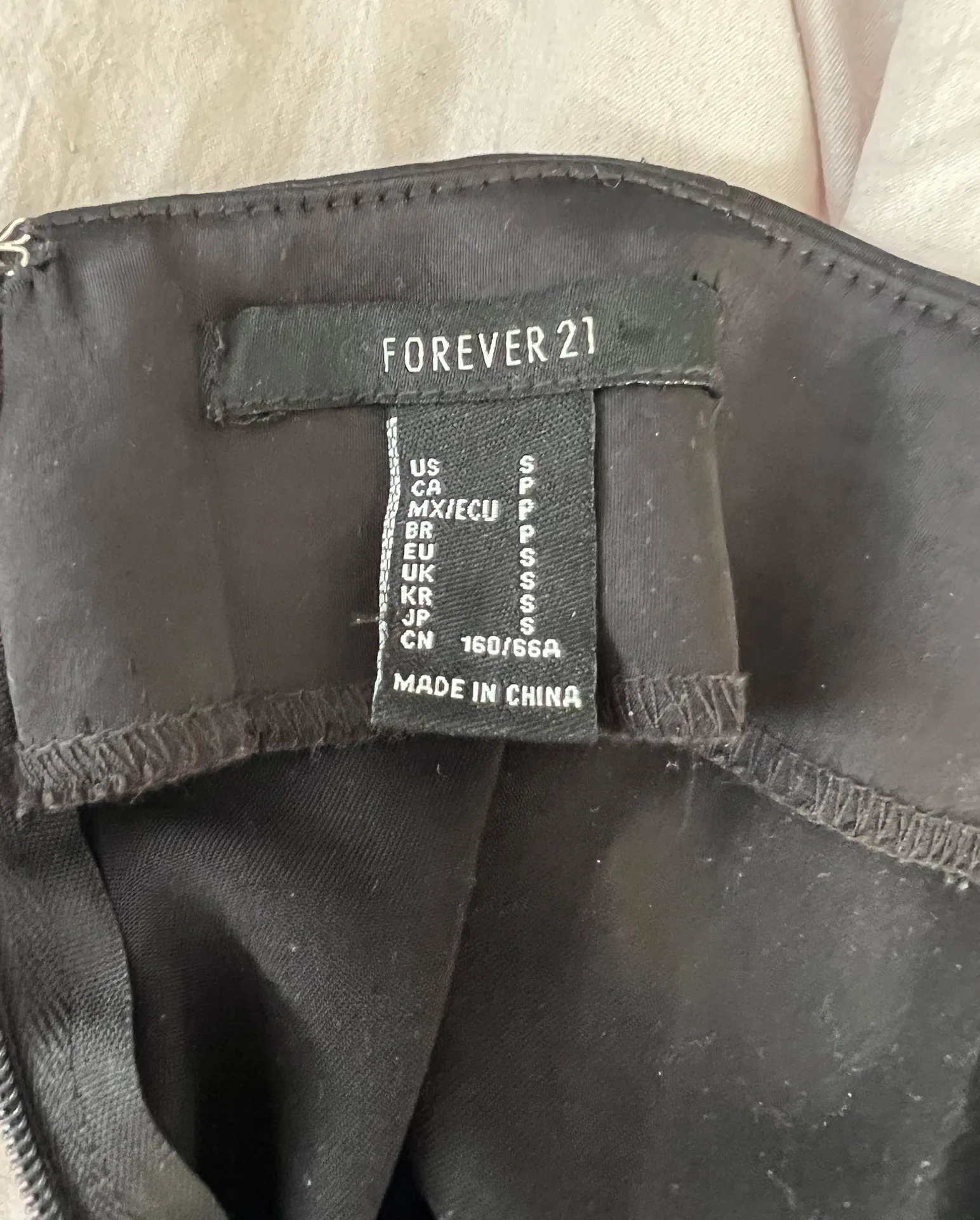 Forever 21 Satin Mini Skirt - Image 3