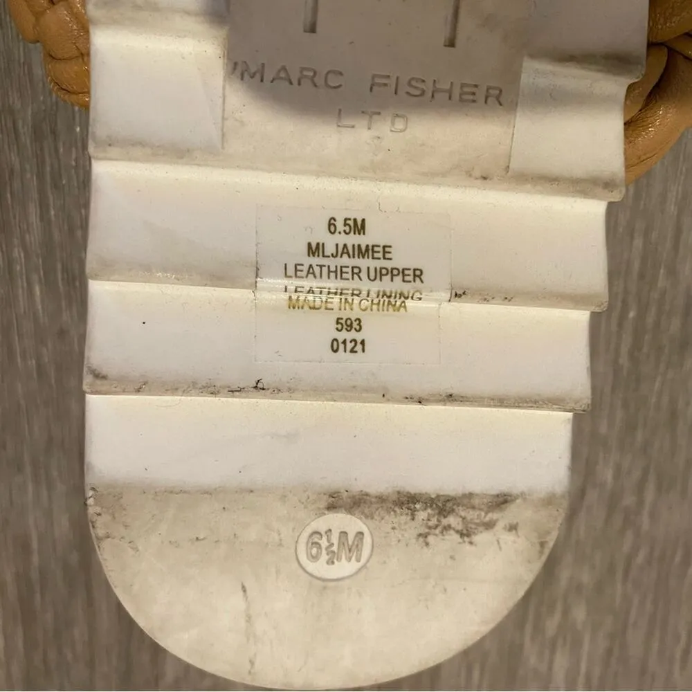 Mark Fisher Jaimee Flat Espadrille Slip on Sandals Size 6.5 - Image 4