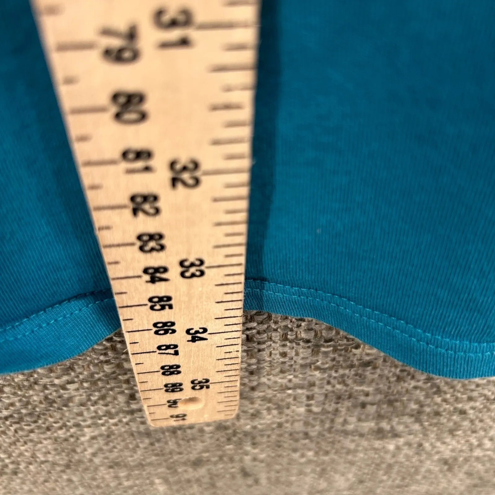 J Jill Womens Wrap Tunic Top Size XL Tall‎ Basic Everyday Essential Simple Comfy Blue - Image 9